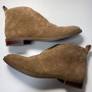 Franco Sarto Ilena Suede Chukka Booties - Size 8
